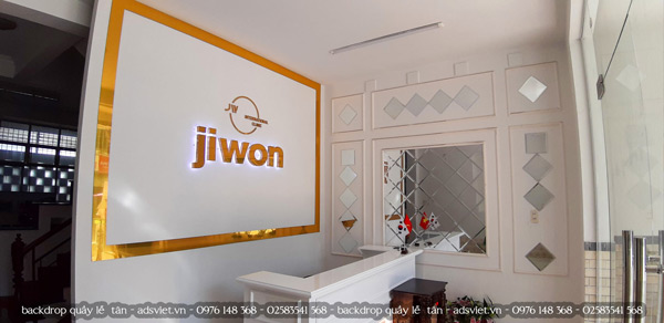 Thi công vách logo spa JWON Alu có led | Công Ty Cổ Phần Quảng Cáo ...
